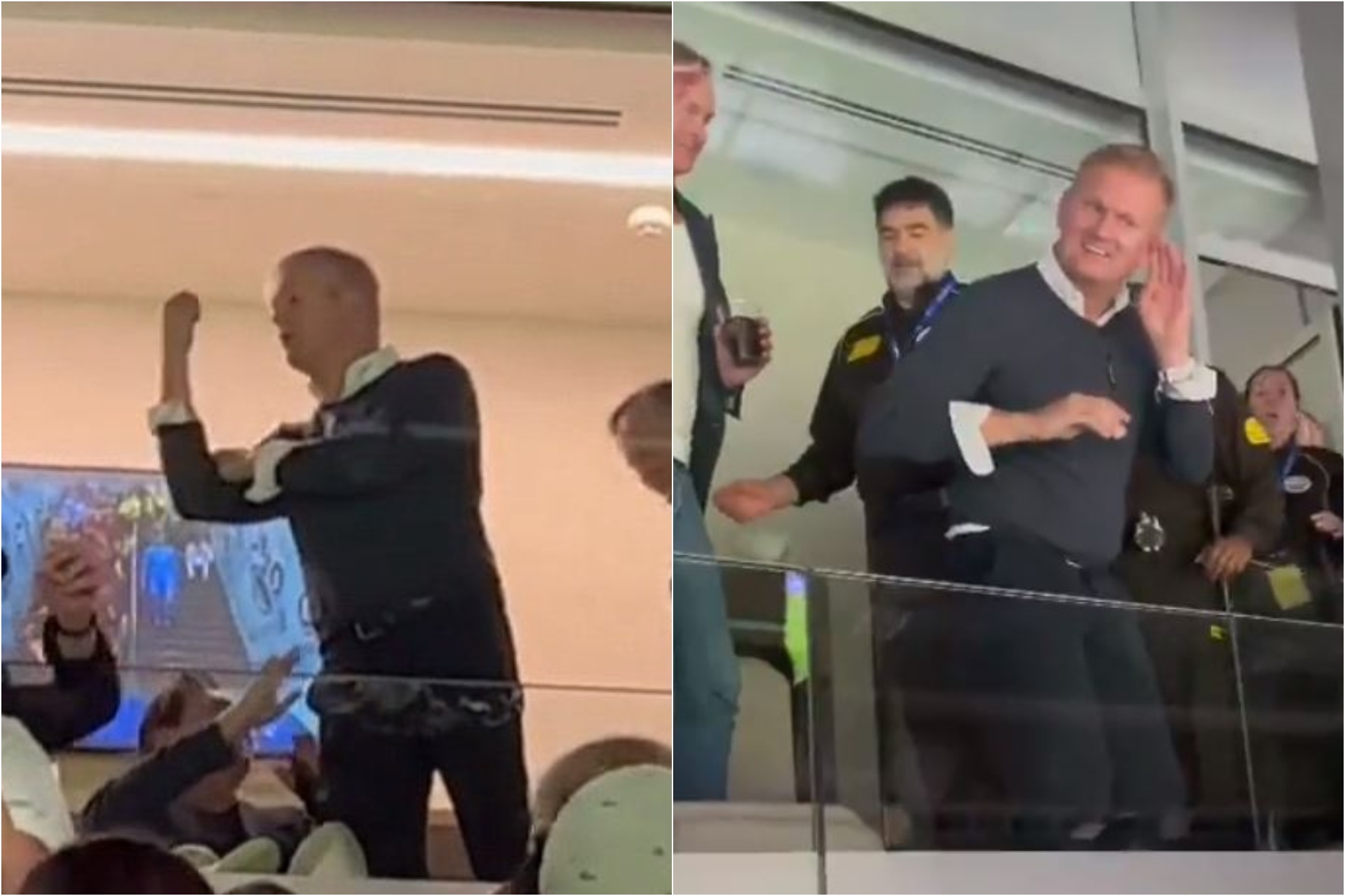 Haaland's father causes a scene at the Bernabeu: Makes rude gestures to fans and is escorted from his VIP seat