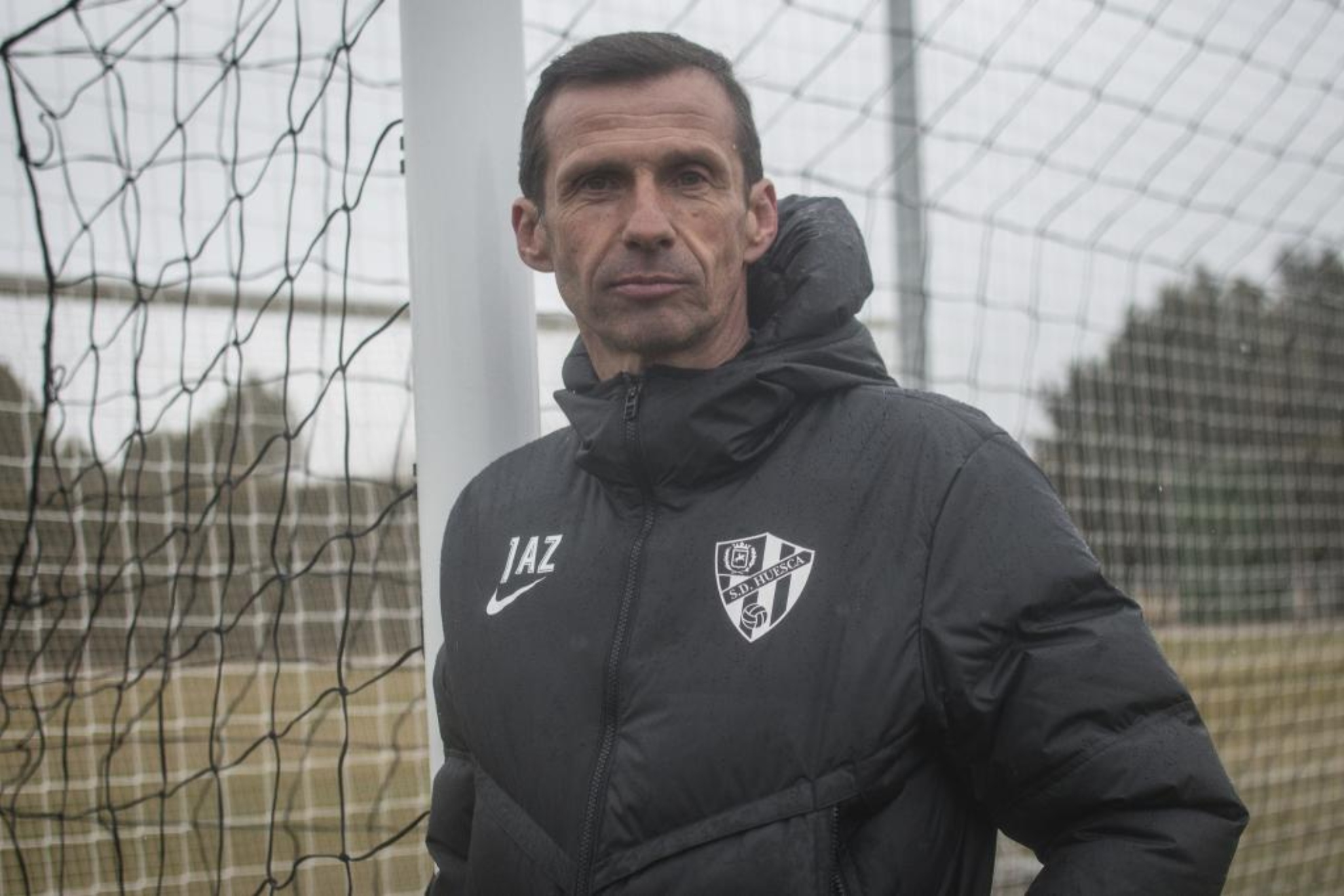 Cuco Ziganda, entrenador del Huesca.