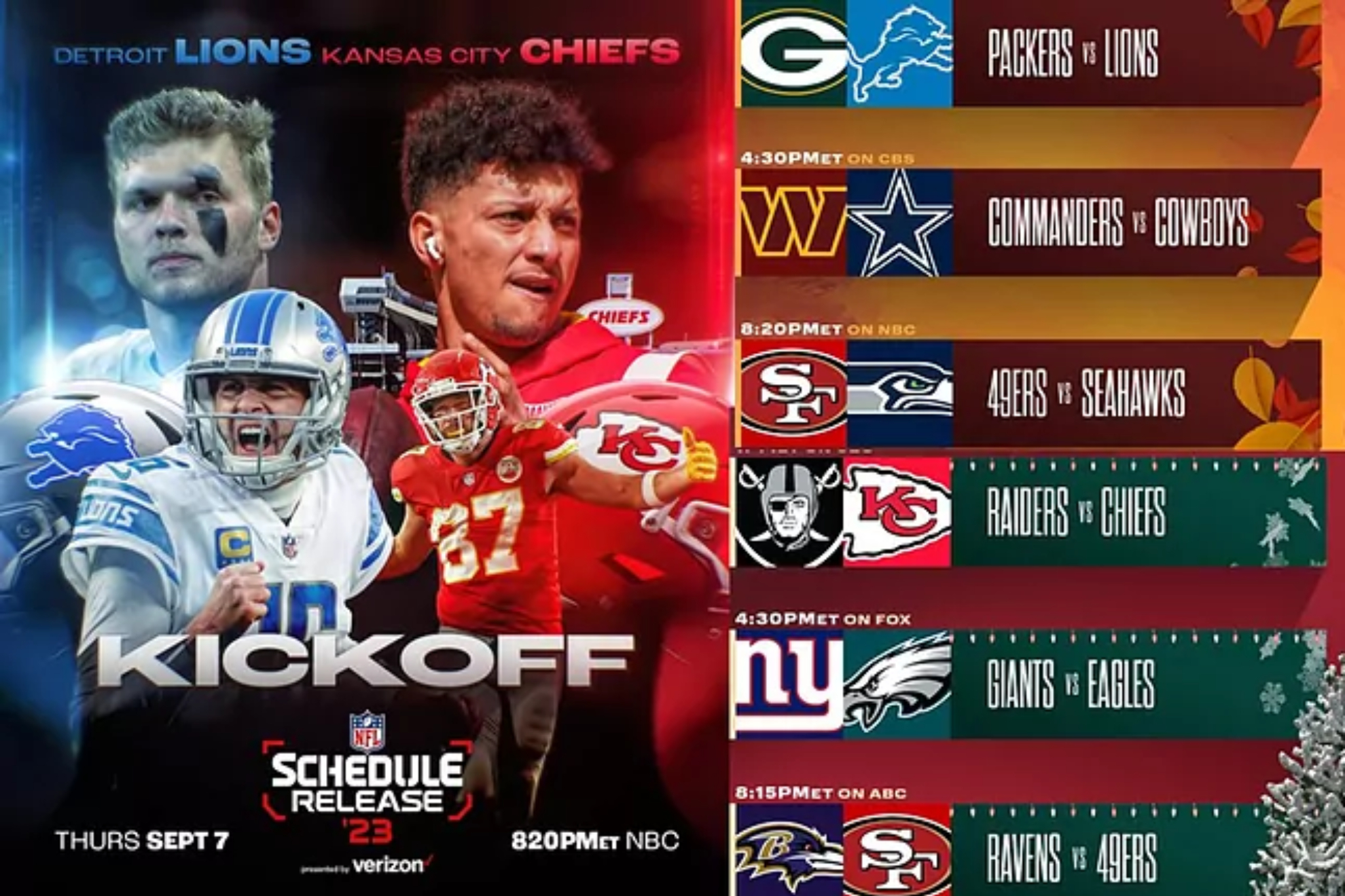 NFL: 2023 season schedule ready, teams fight over the most