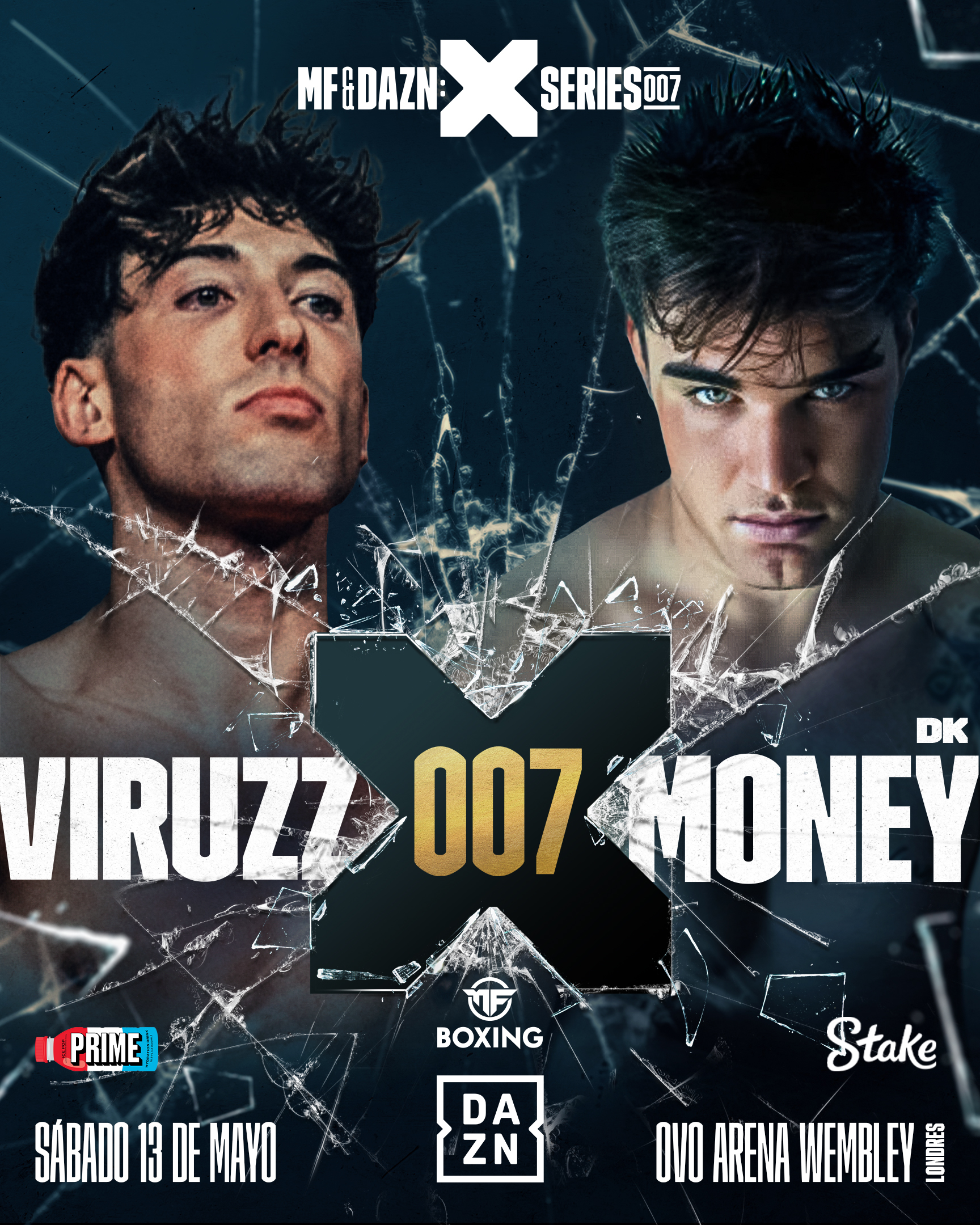 Viruzz vs DK Money: horario y dónde ver en TV y online el combate de boxeo de MF&DAZN: X Series 007