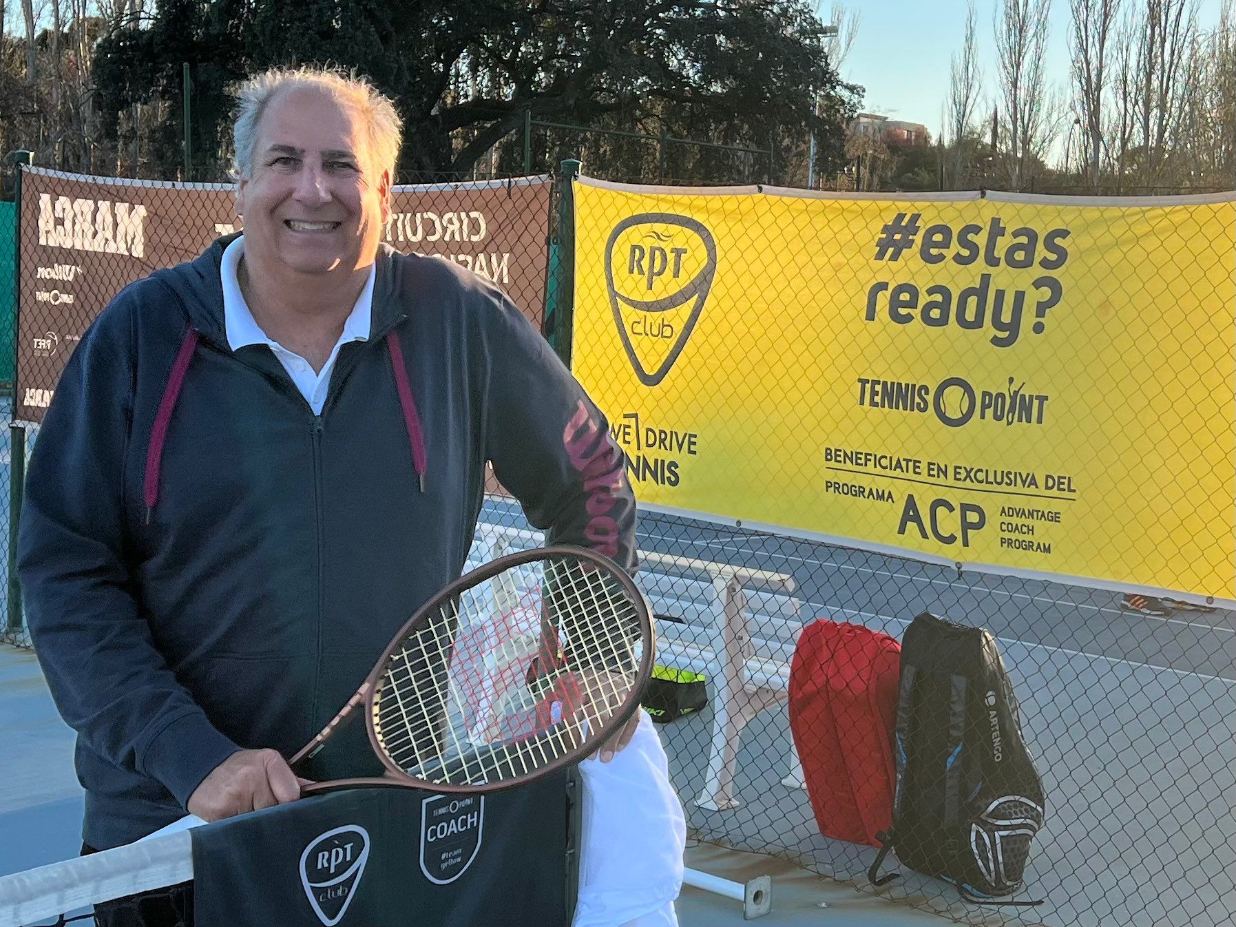 Luis Mediero presidente y fundador del Registro Profesional de Tenis