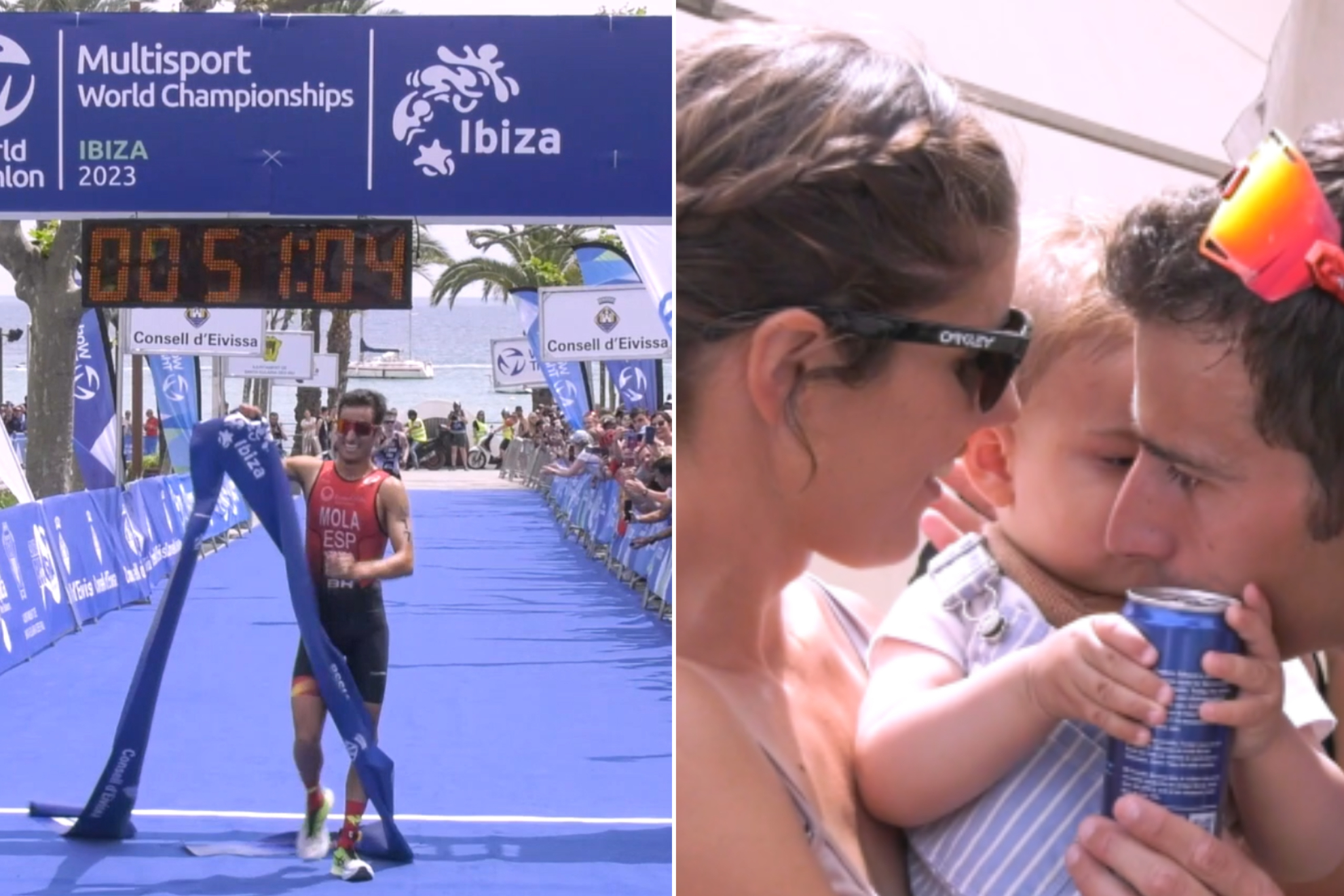 El precioso mensaje de Mario Mola sobre su familia tras ganar en Ibiza