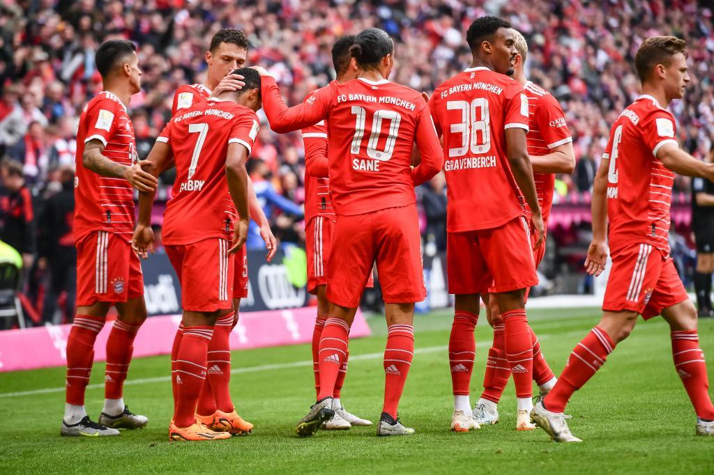 El Bayern celebrando su triunfo