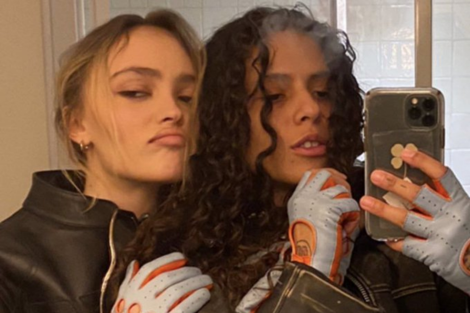 Lily-Rose Depp is spotted kissing with new girlfriend rapper 070 Shake