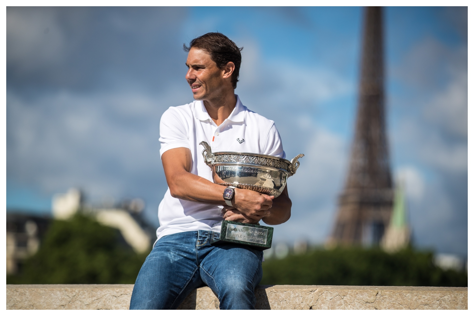 Nadal with the Coupe des Mousquetaires