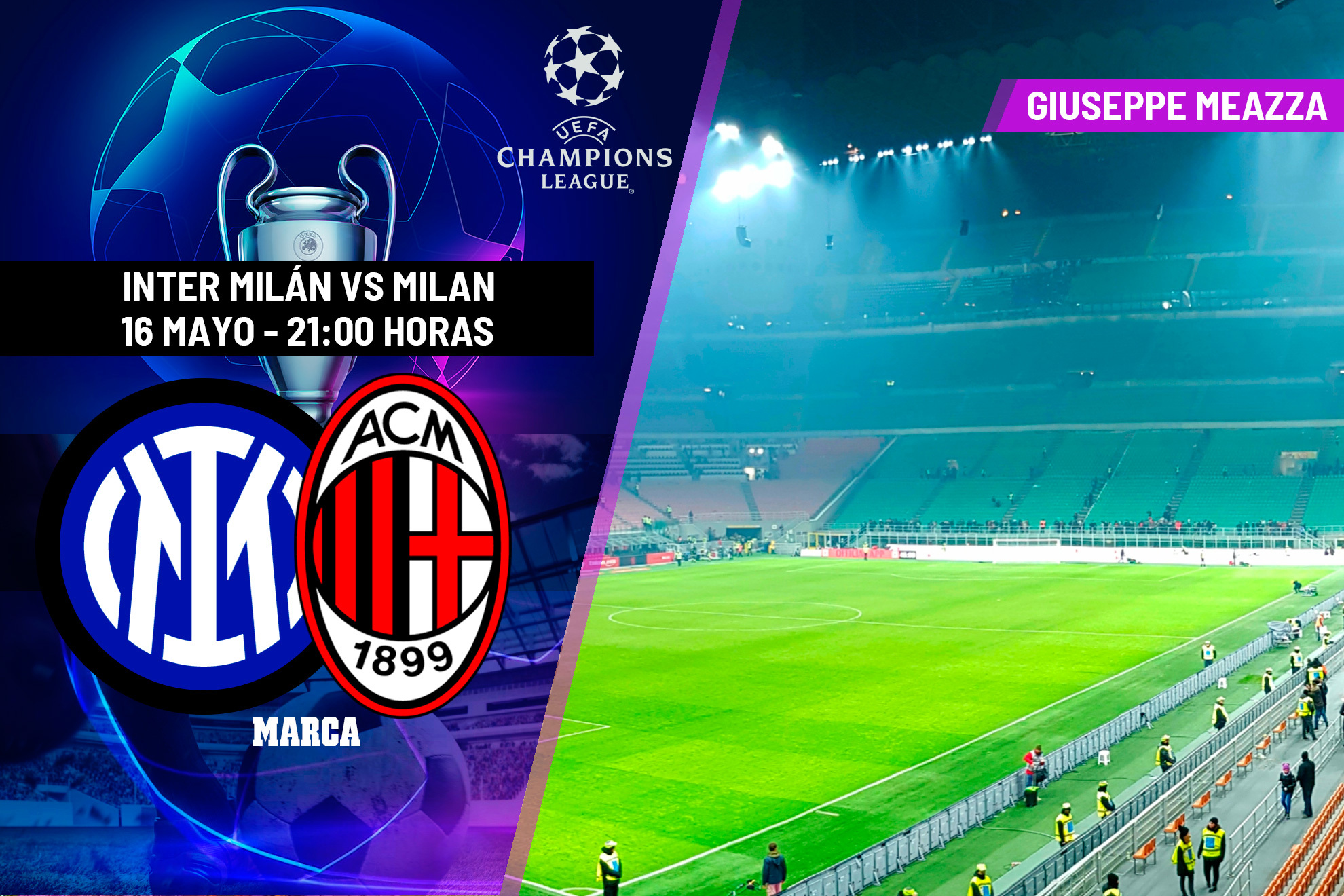 Inter - Milán: a qué hora y dónde ver hoy en TV en directo la semifinal de la Champions League