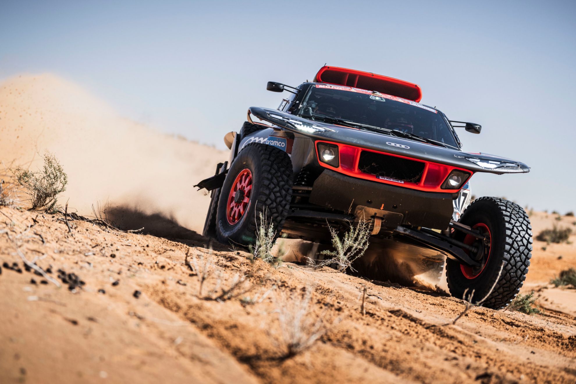 El equipo Audi comienza la preparación para el Dakar 2024... precisamente en su territorio.