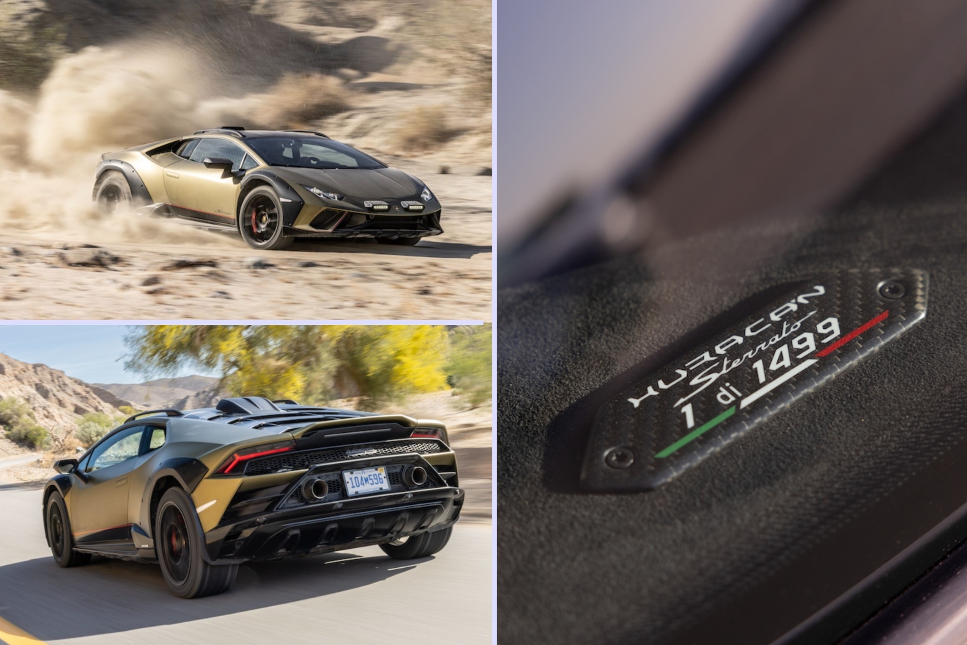 Lamborghini Huracán Sterrato: los detalles que hacen especial a este deportivo