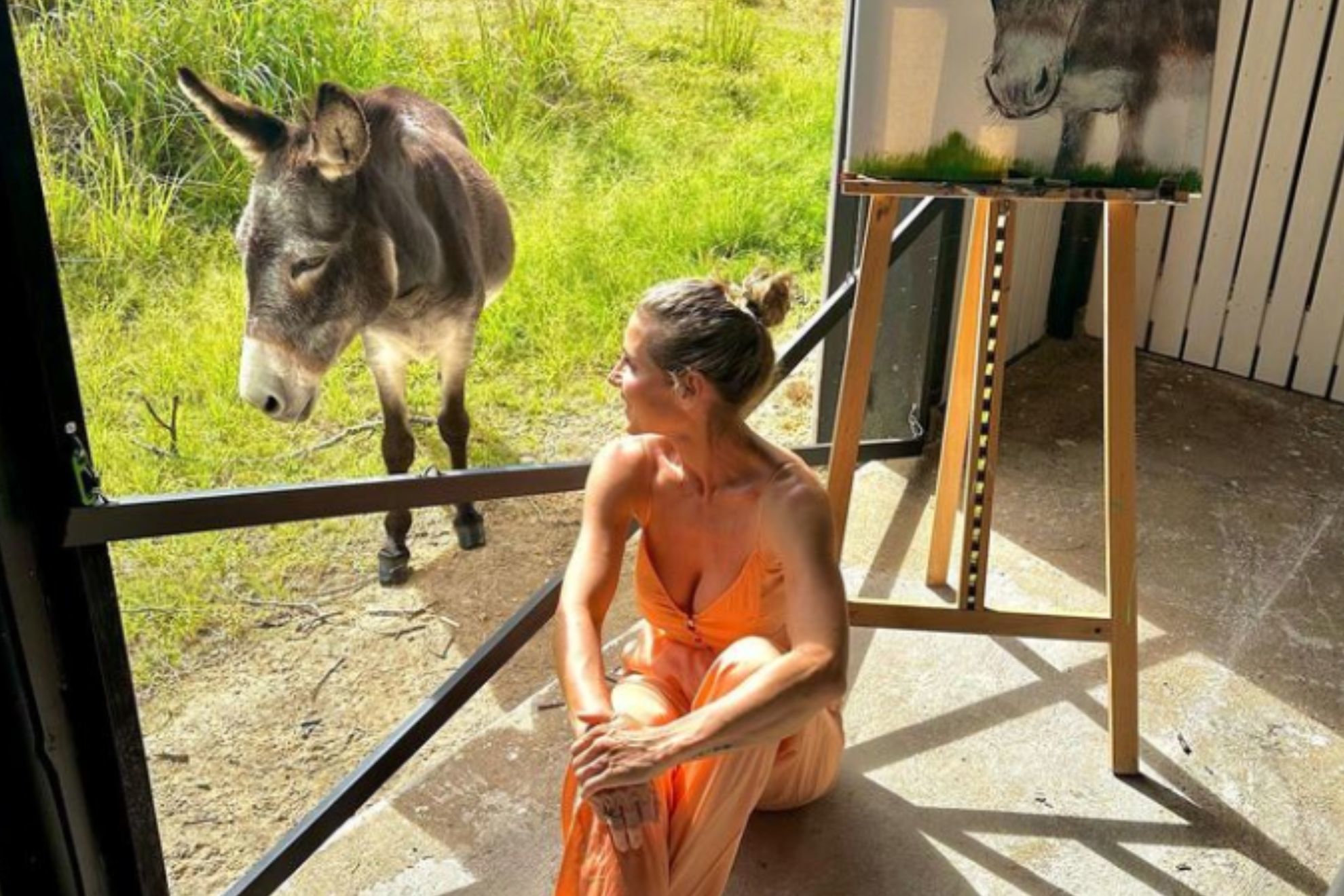 Así es el zoo personal de Elsa Pataky y sus hijos: desde burros hasta un lagarto barbudo