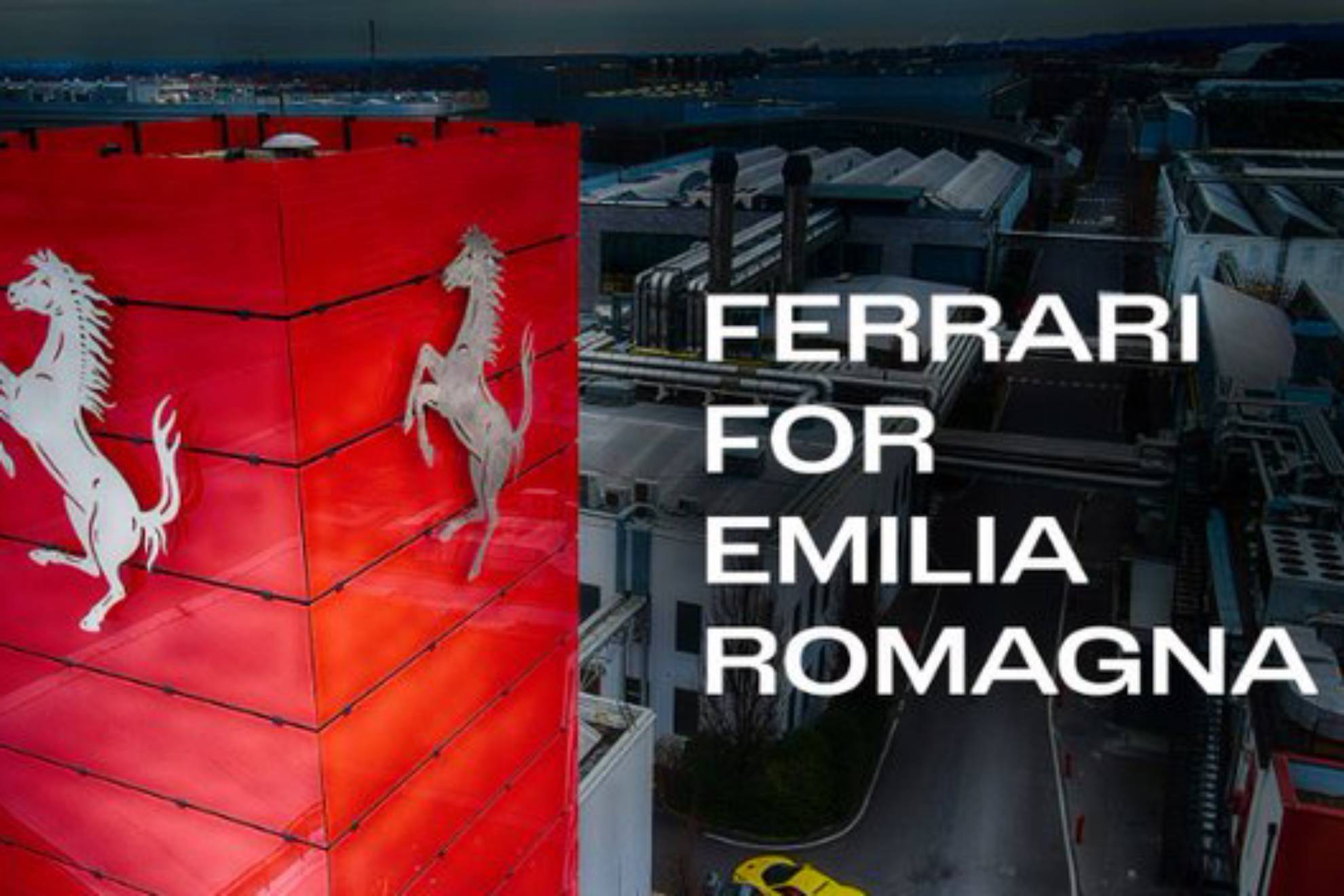 Ferrari dona un millón de euros para los afectados por el temporal