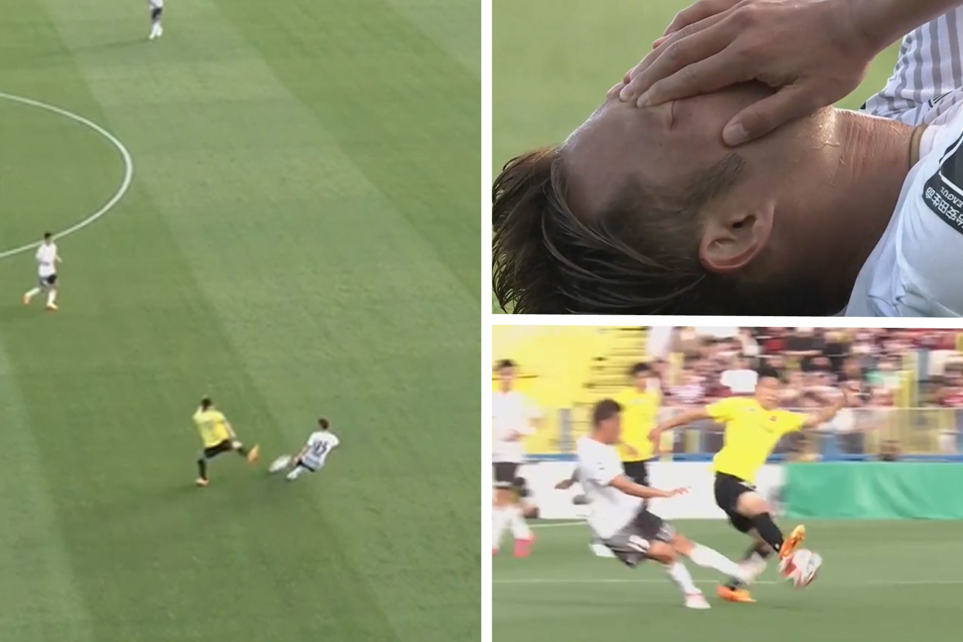 Cosas que pasan en Japn: un compaero de Iniesta marca un gol en propia... desde 40 metros!