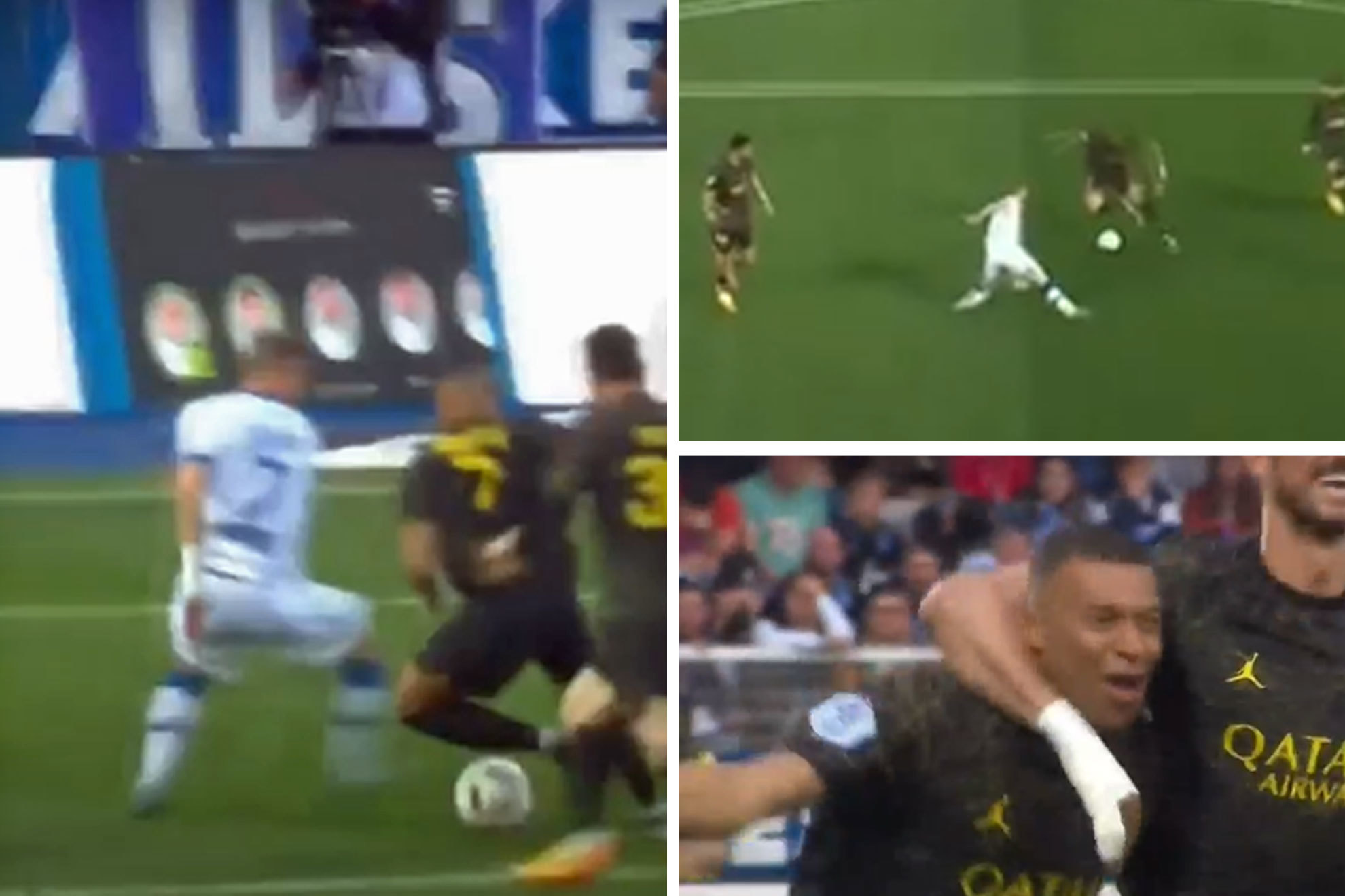 Mbapp hace 'break dance' en el rea: doblete de golazos y el PSG es campen virtual