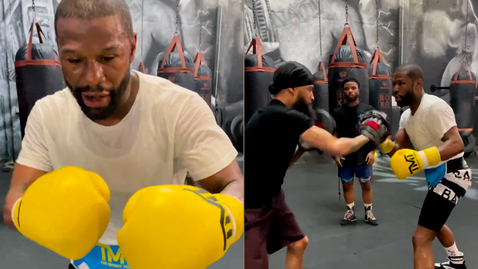 Floyd Mayweather shows he's still got it at 46-years-old with sparring masterclass: 'The Best of All Time'