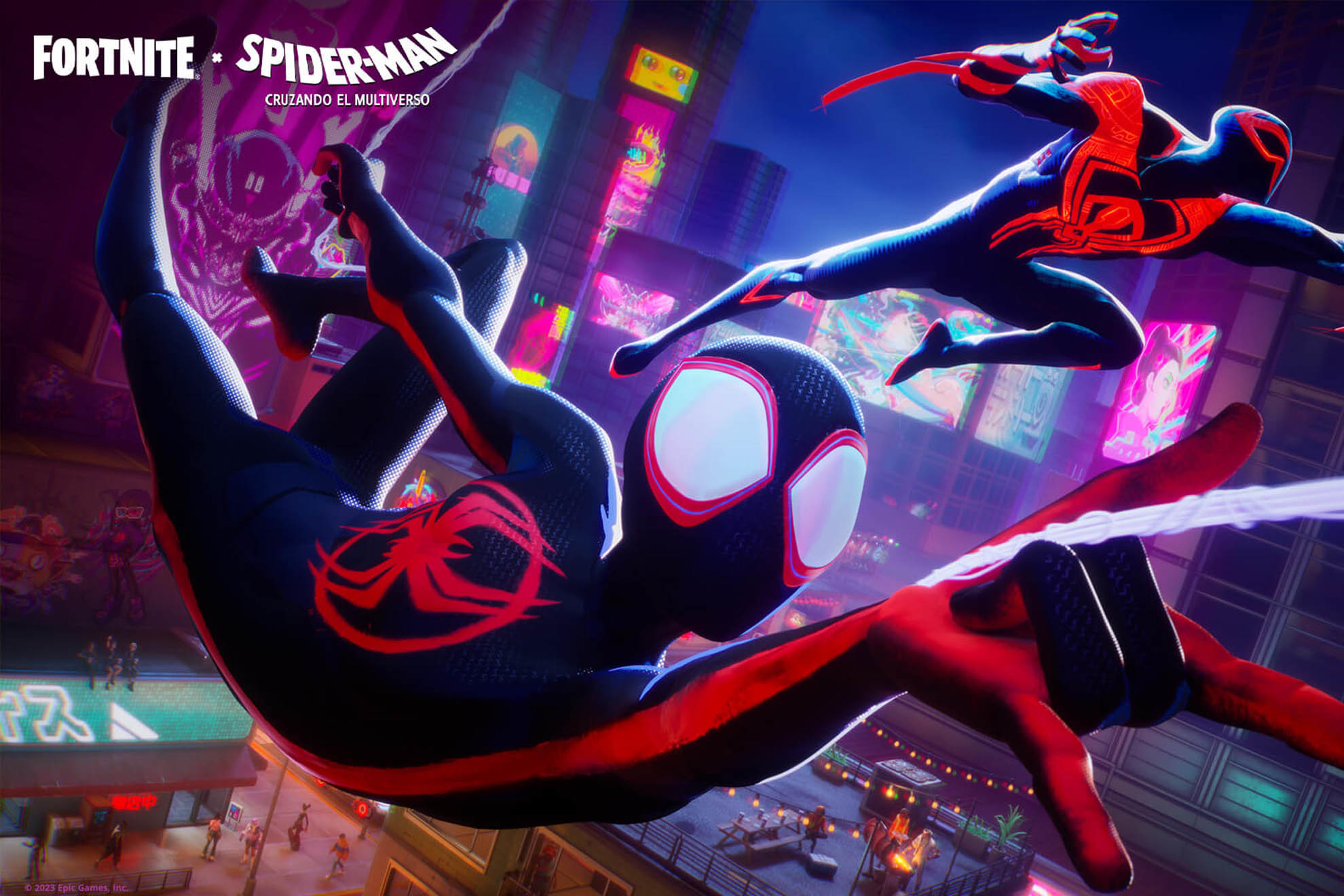 Fortnite: así son las nuevas y brutales skins de Spider-Man (Miles Morales) y el Spider-Verso