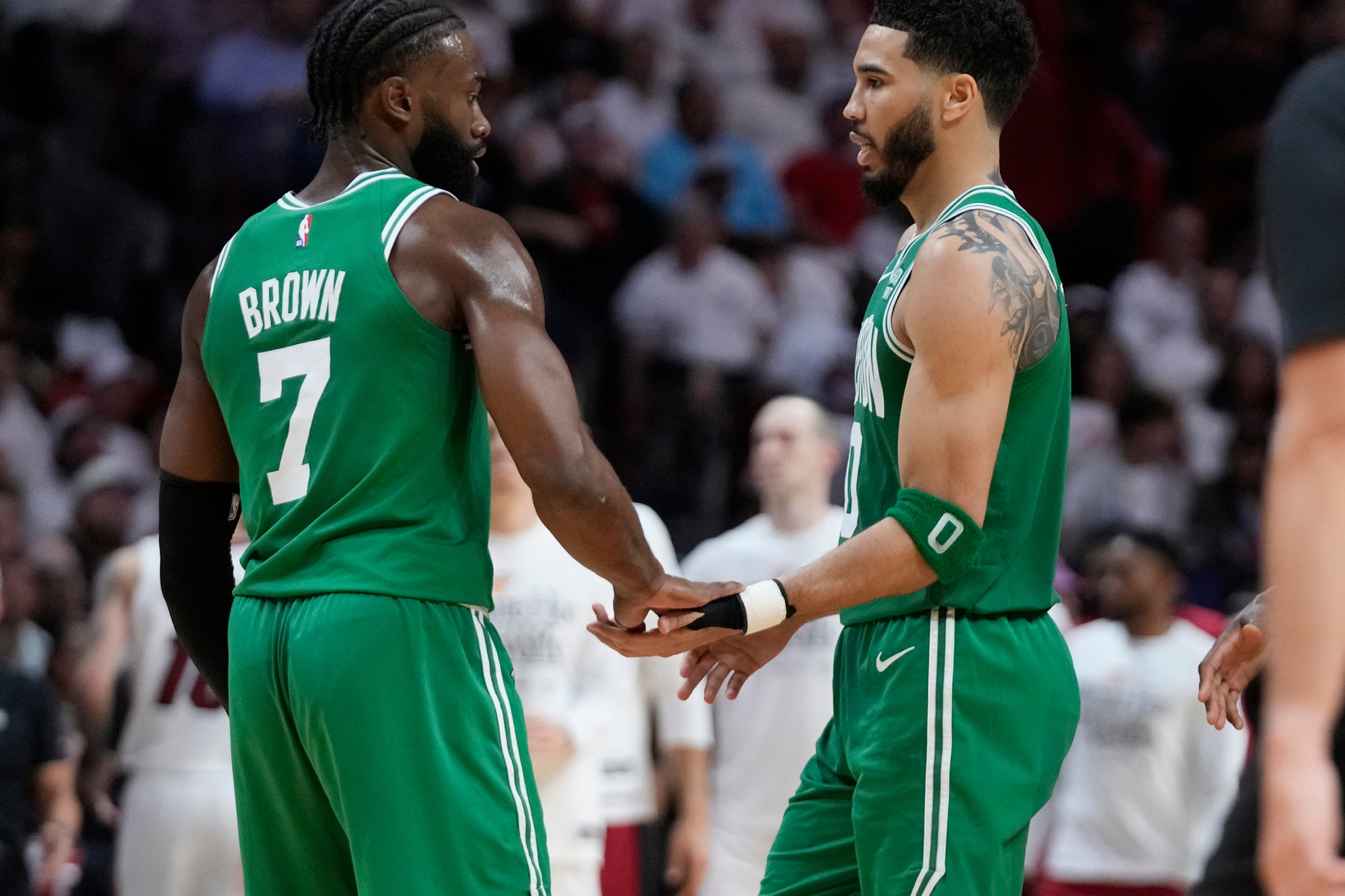 Boston's dynamic duo came through in Game 4.