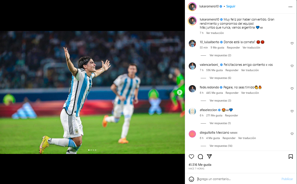 Mondiale Under 20: Luka Romero esordisce da marcatore con l’Argentina di Mascherano