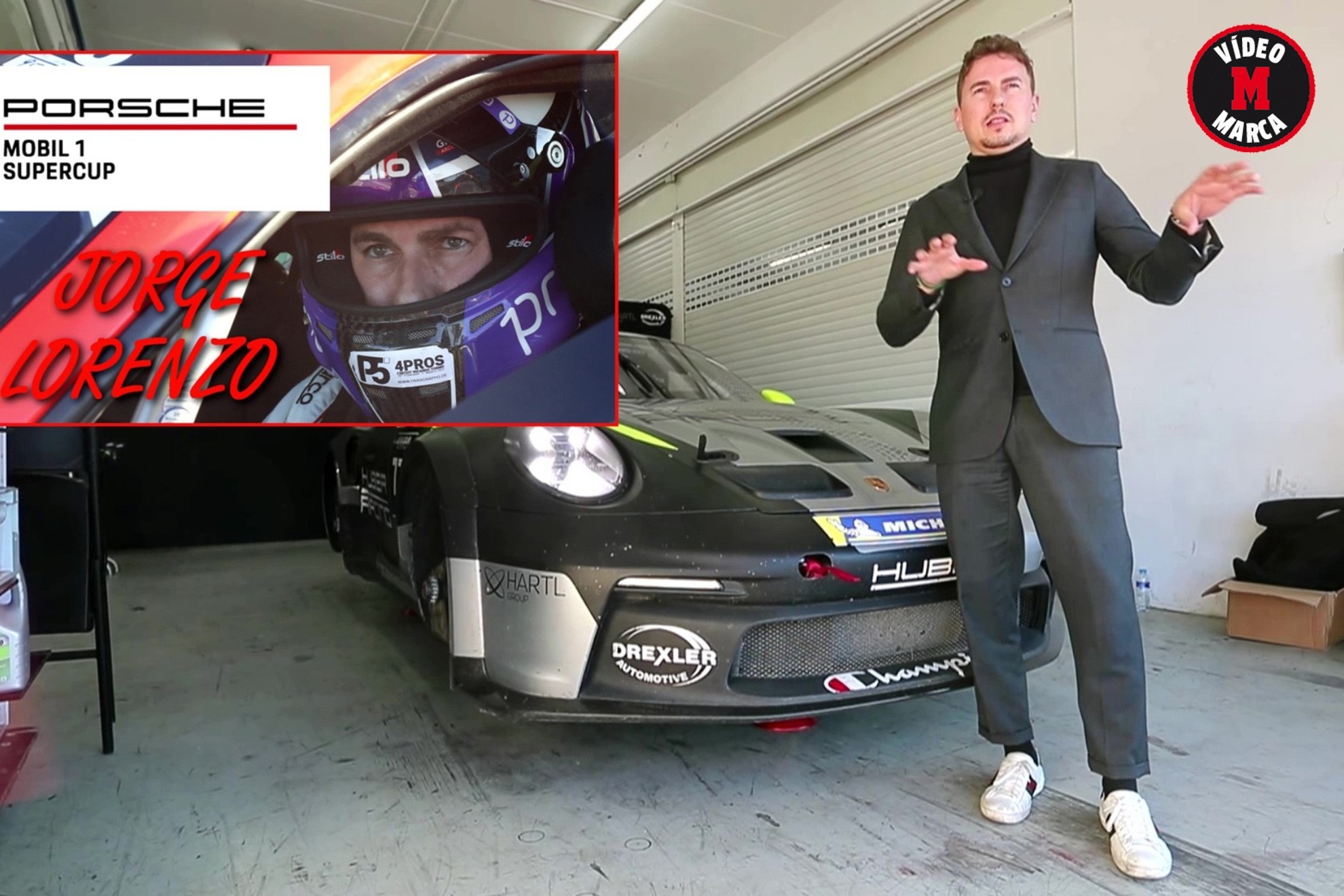 Jorge Lorenzo explica qué es la Porsche Supercup y cómo llegó a ella