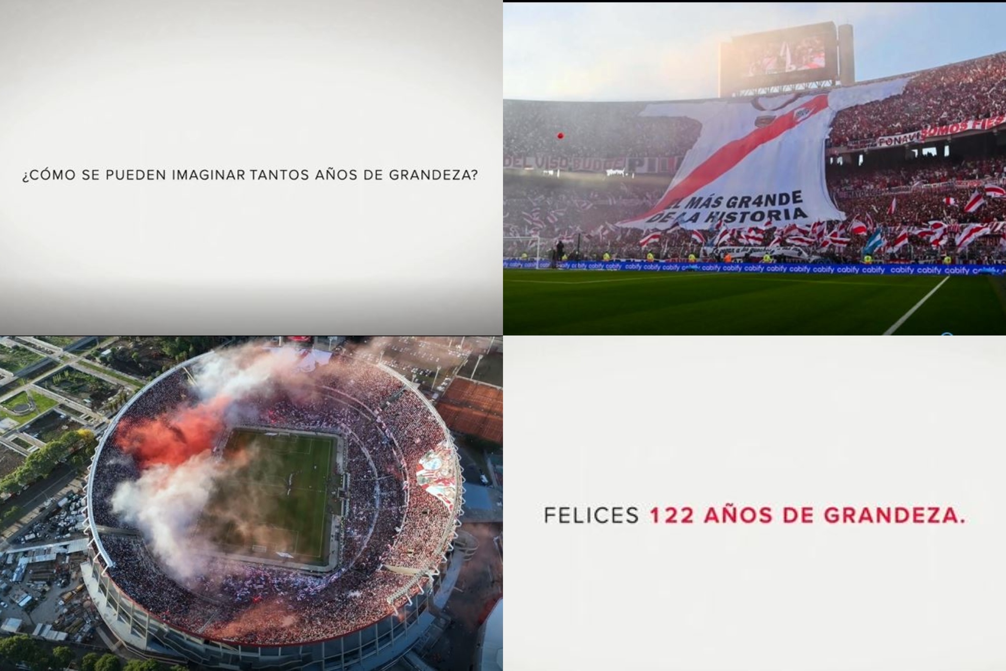 El precioso y emotivo vdeo de River Plate por su 122 aniversario