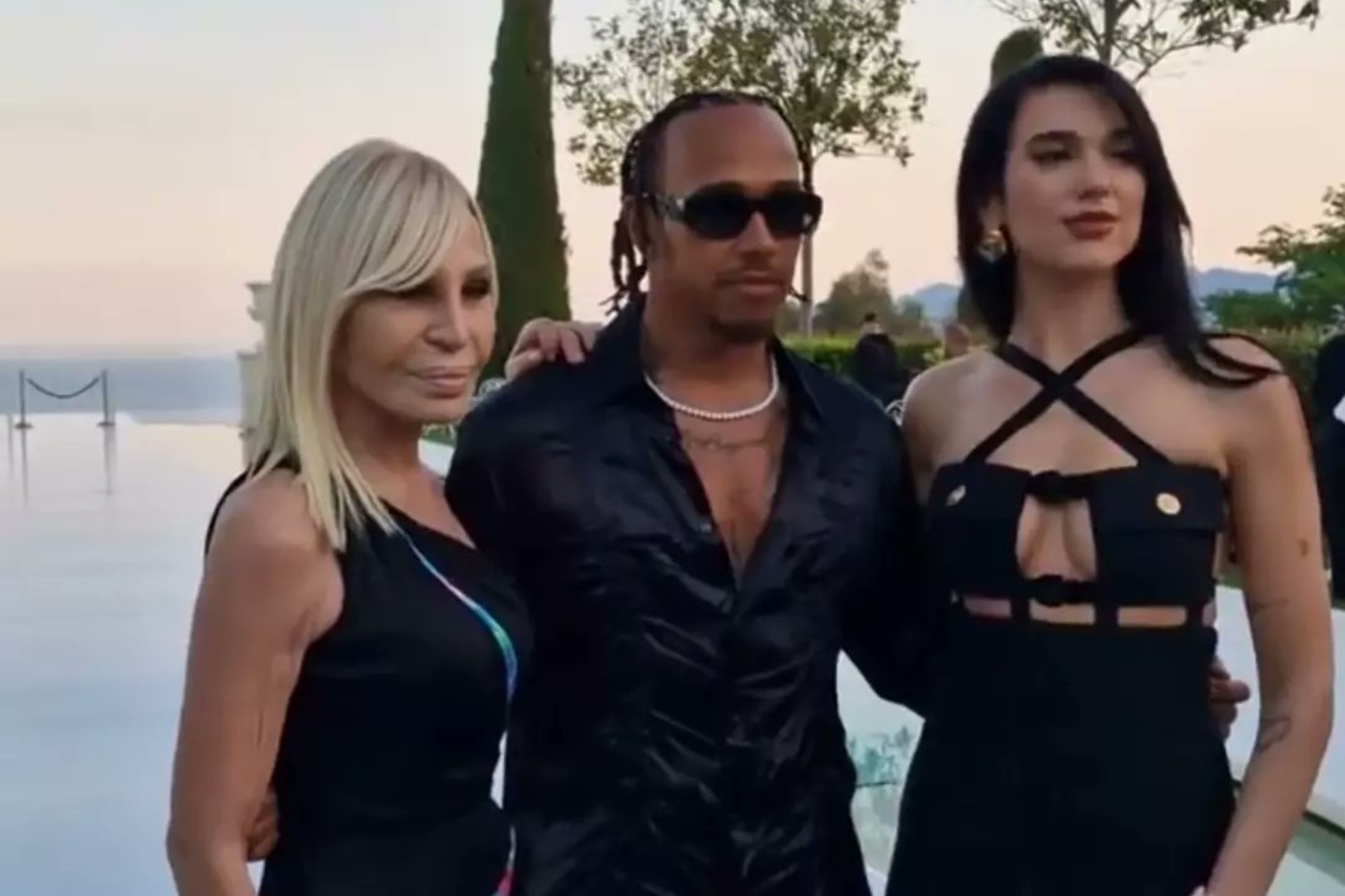 Lewis Hamilton makes a stylish statement at Versace Show in Cannes