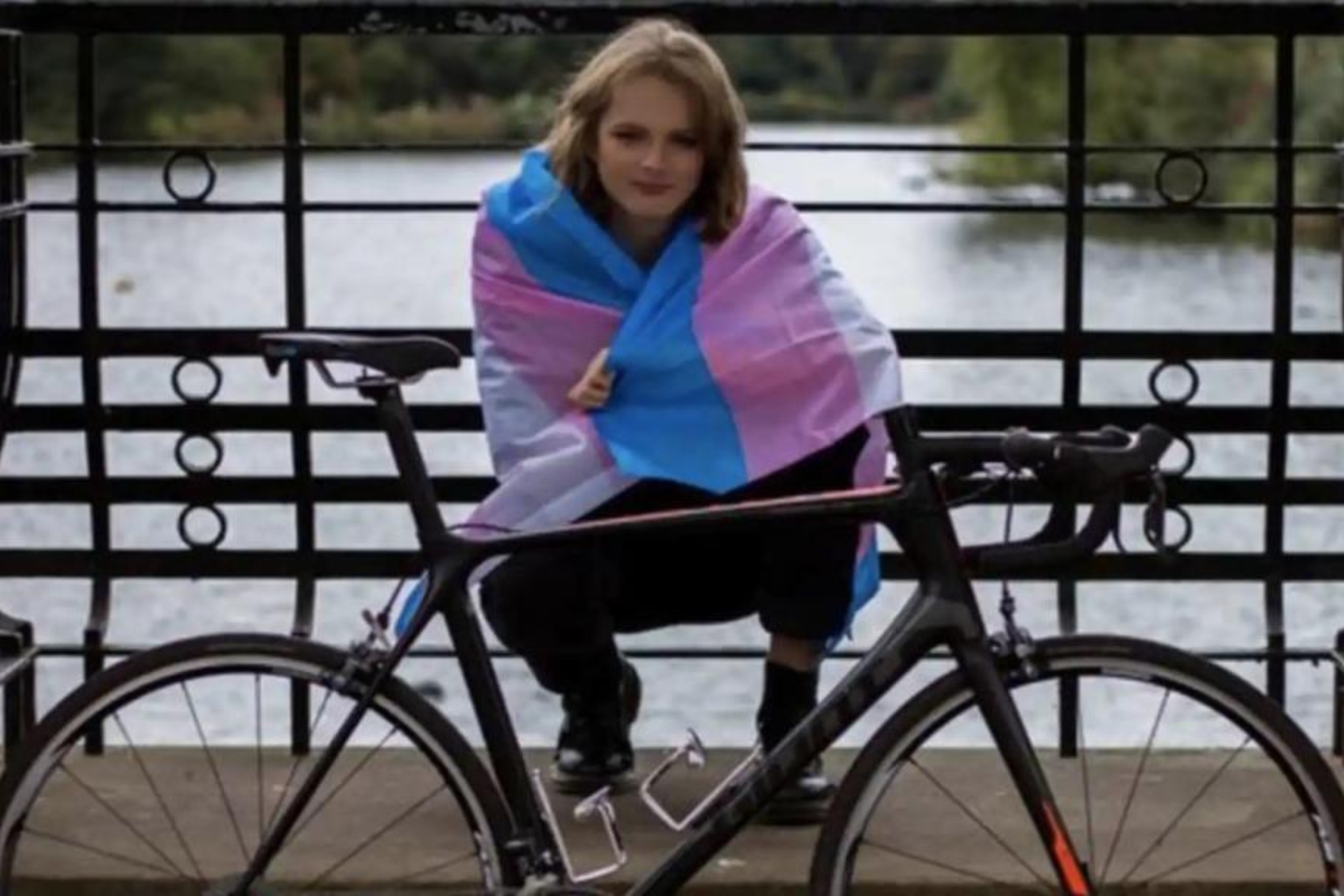 La ciclista trans Emily Bridges