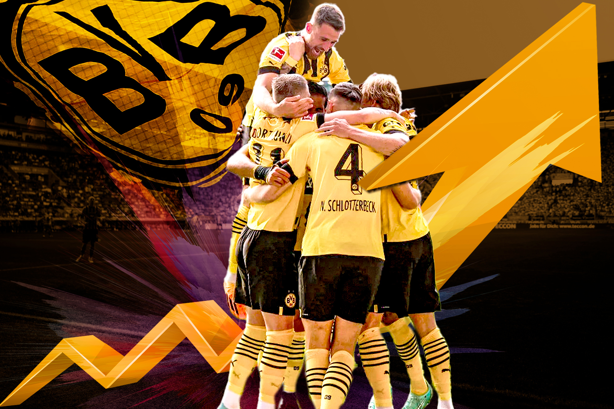 La remontada del Borussia Dortmund.