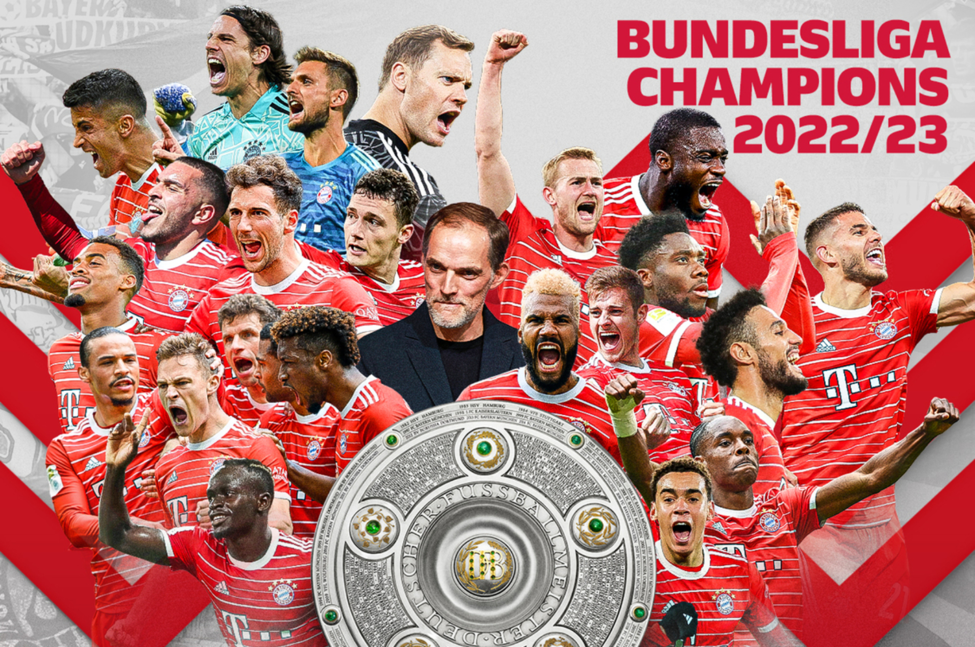 El Bayern gana la Bundesliga 2022/23.
