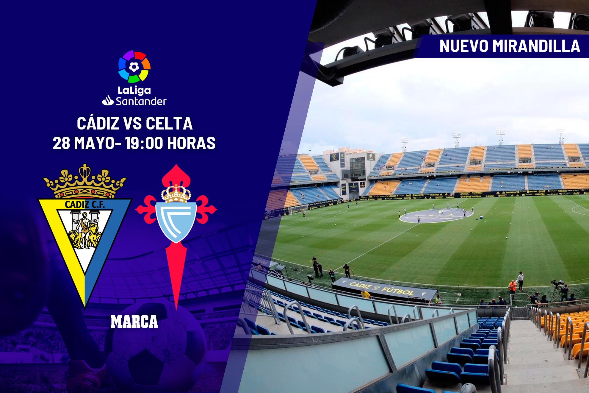Cádiz - Celta: horario y dónde ver en TV hoy el partido de la jornada 37 de LaLiga Santander