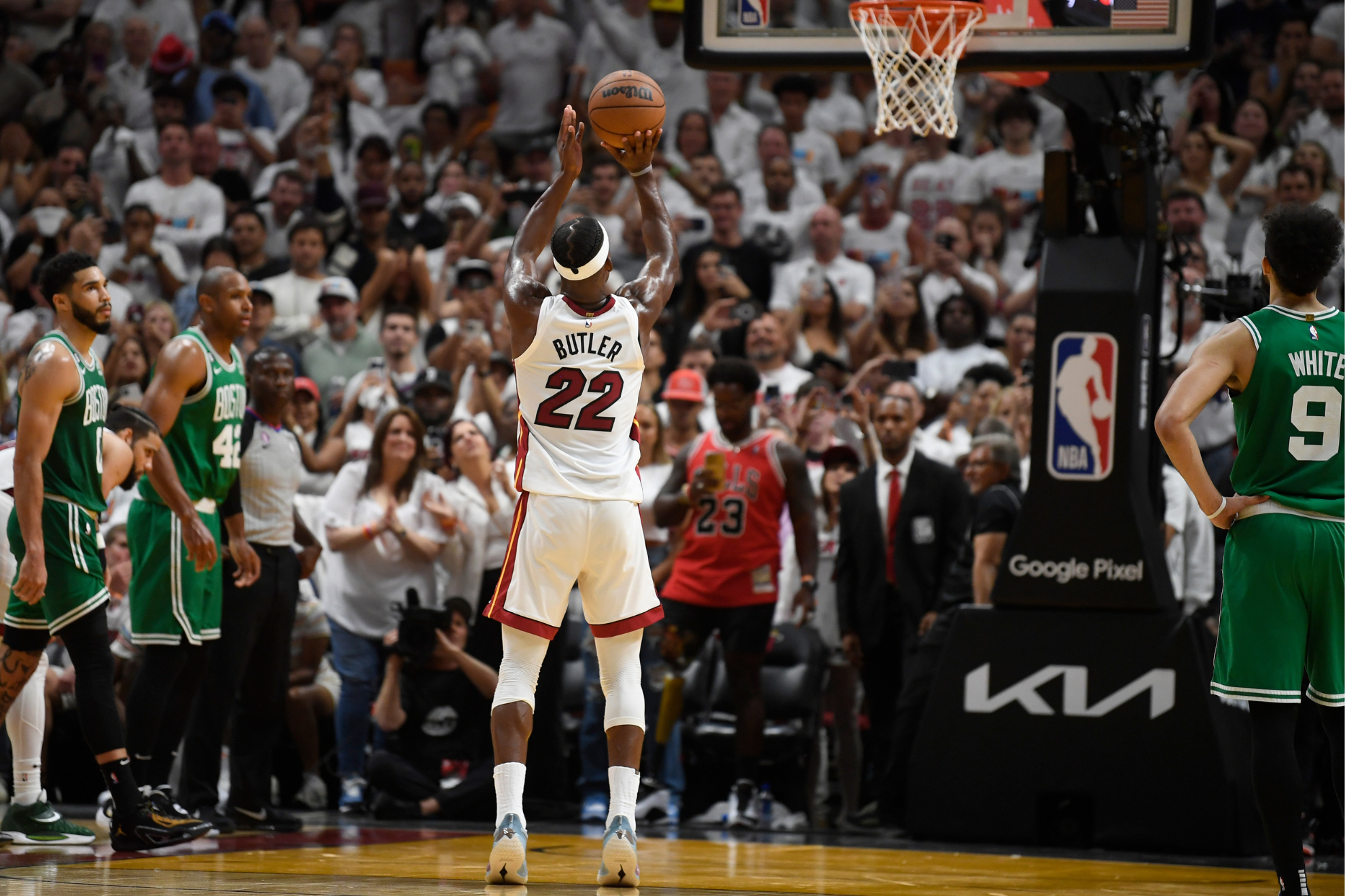 The Heat thought they were heading to the NBA Finals after Butler sank three free throws in the dying seconds of Game 6.