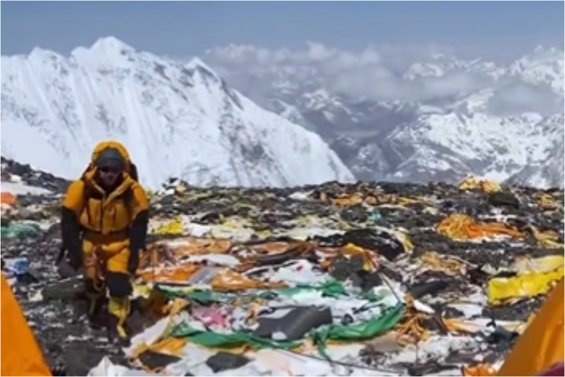 Vídeo del Everest en el campo base 4 a 7.950 metros de altura.