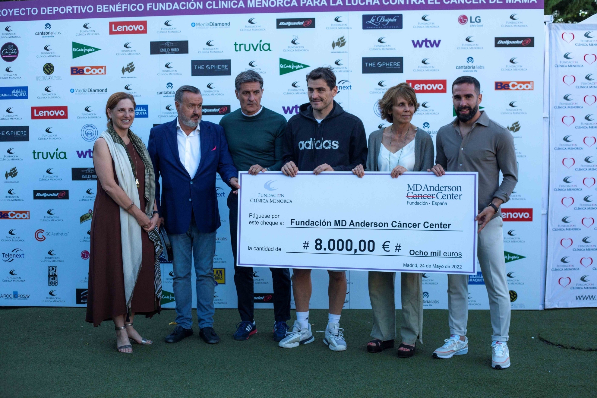 Casillas, Carvajal o Schuster, estrellas del torneo contra el cáncer de mama de la Fundación Clínica Menorca