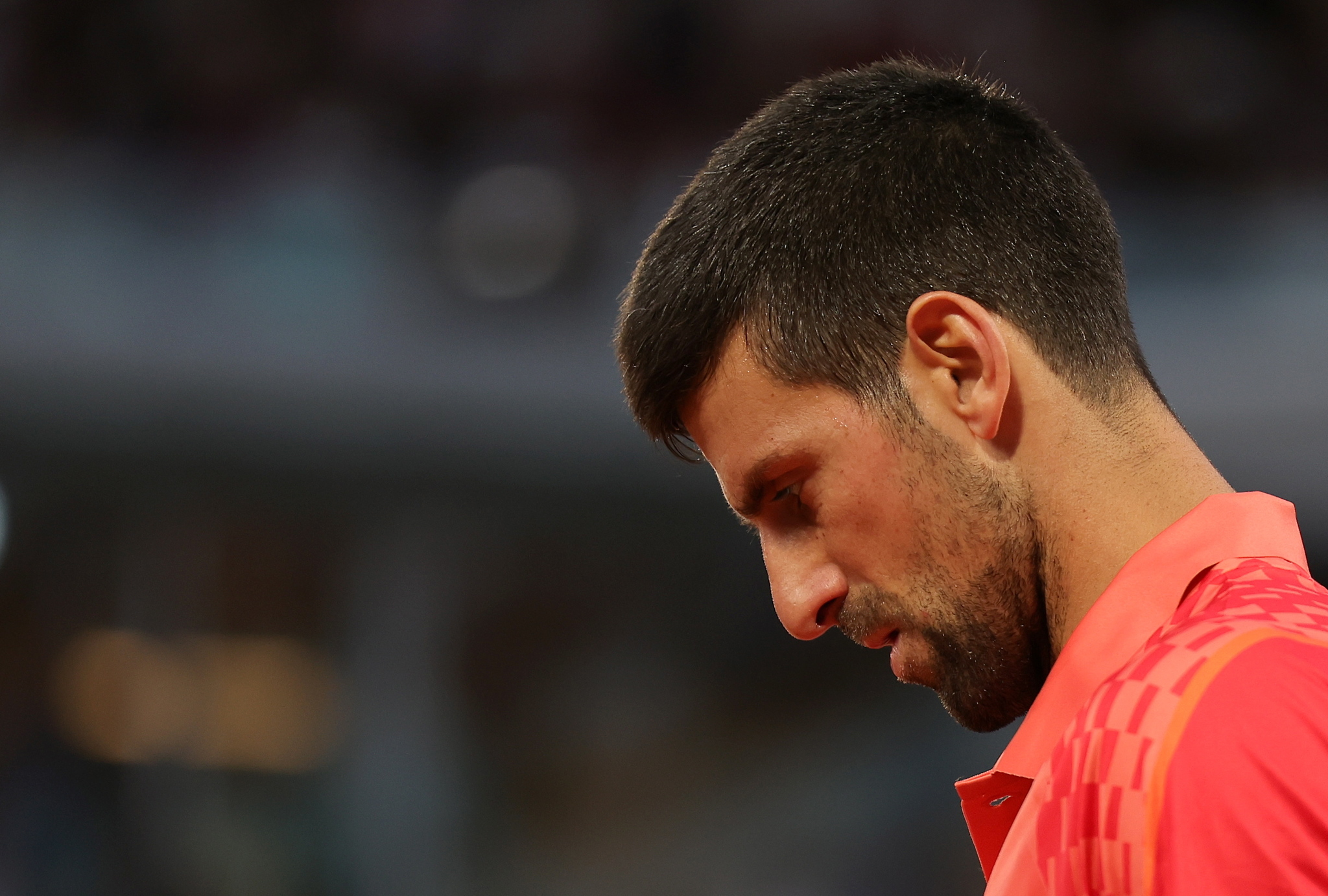 Djokovic, durante el partido ante Fucsovics.