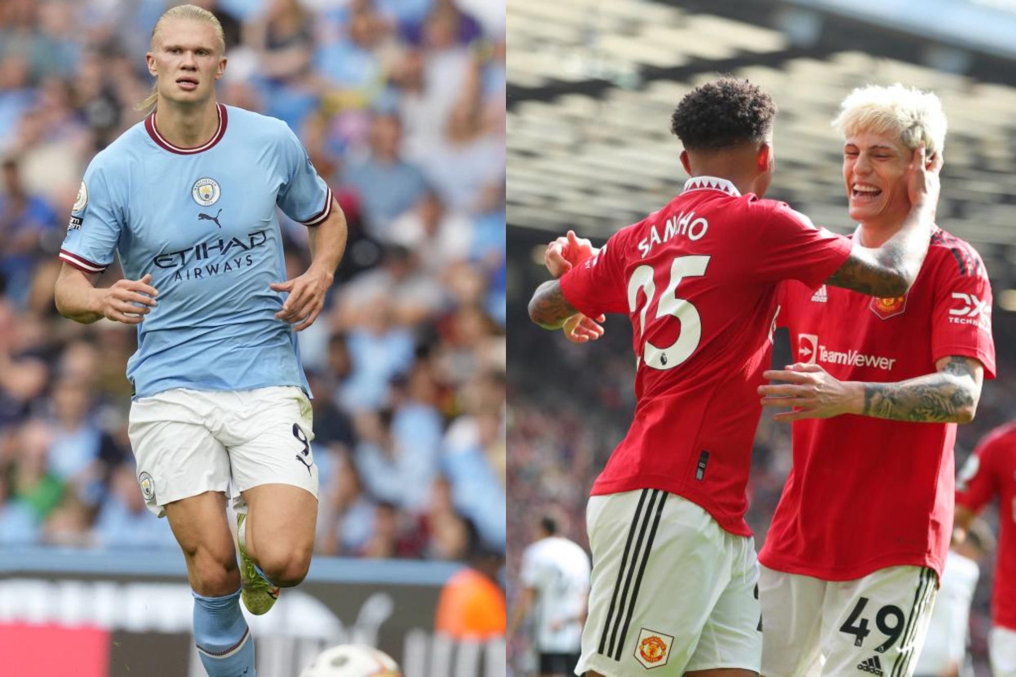 Posible alineaci�n de Manchester City y Manchester United