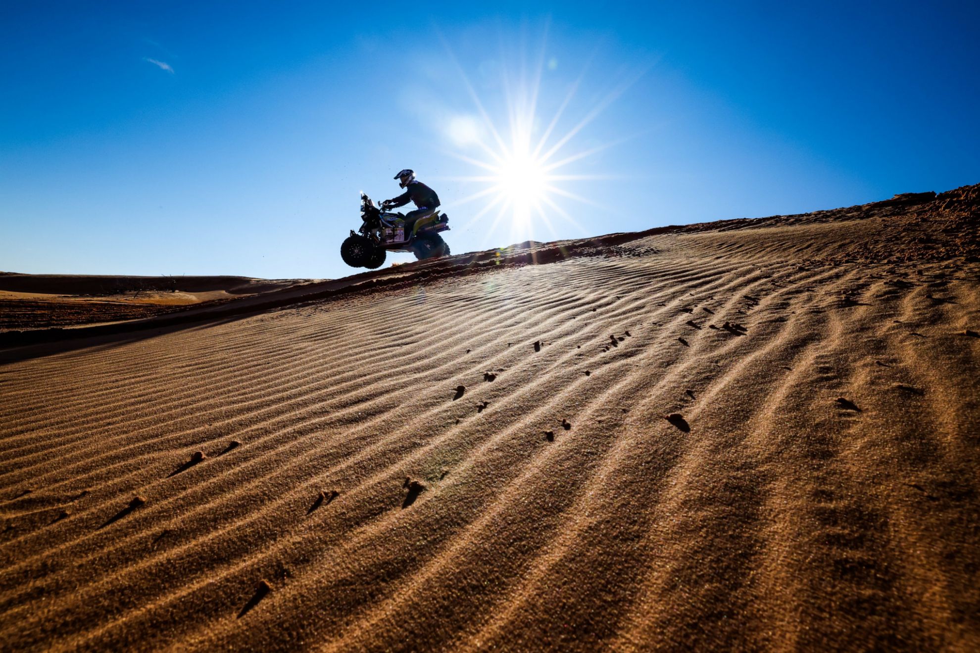 Las dunas serán protagonistas en una buena parte del recorrido.