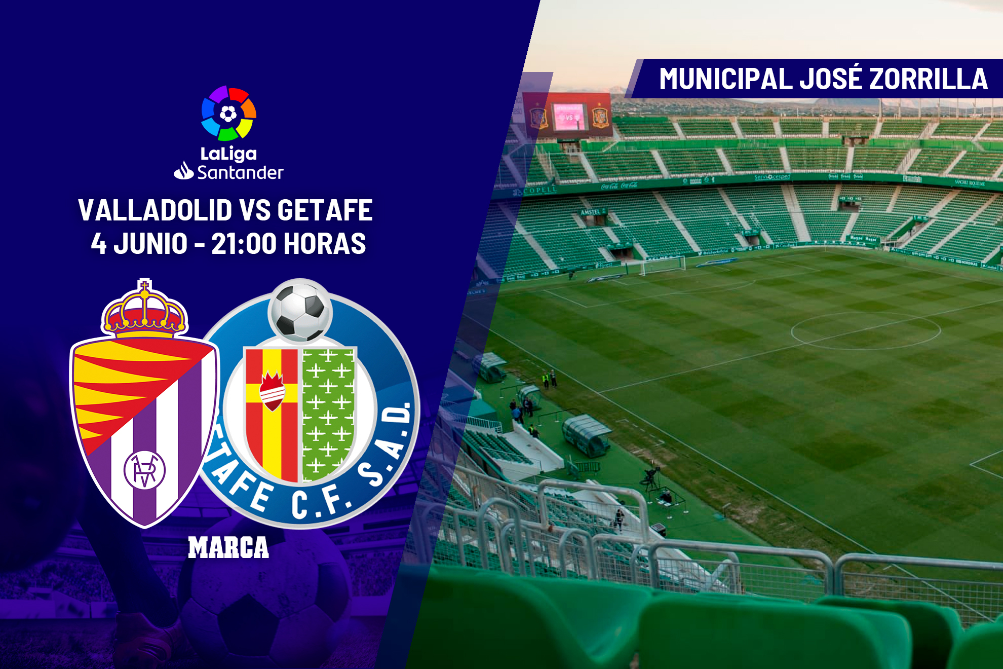 Valladolid - Getafe: horario y dónde ver en TV y online hoy el partido de la jornada 38 de LaLiga Santander