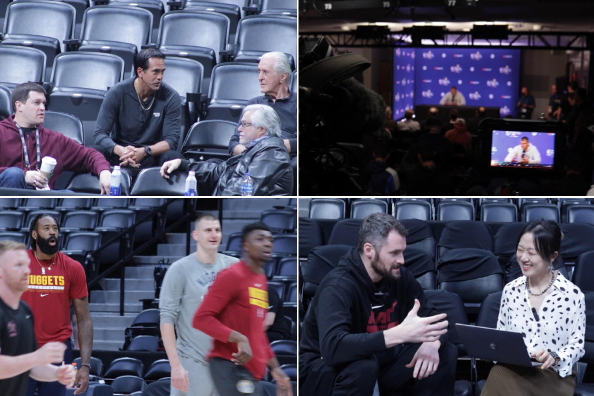 El Media Day del 'Game 2' de las Finales de la NBA: el dueño de los Heat, multitud de prensa, Jokic...