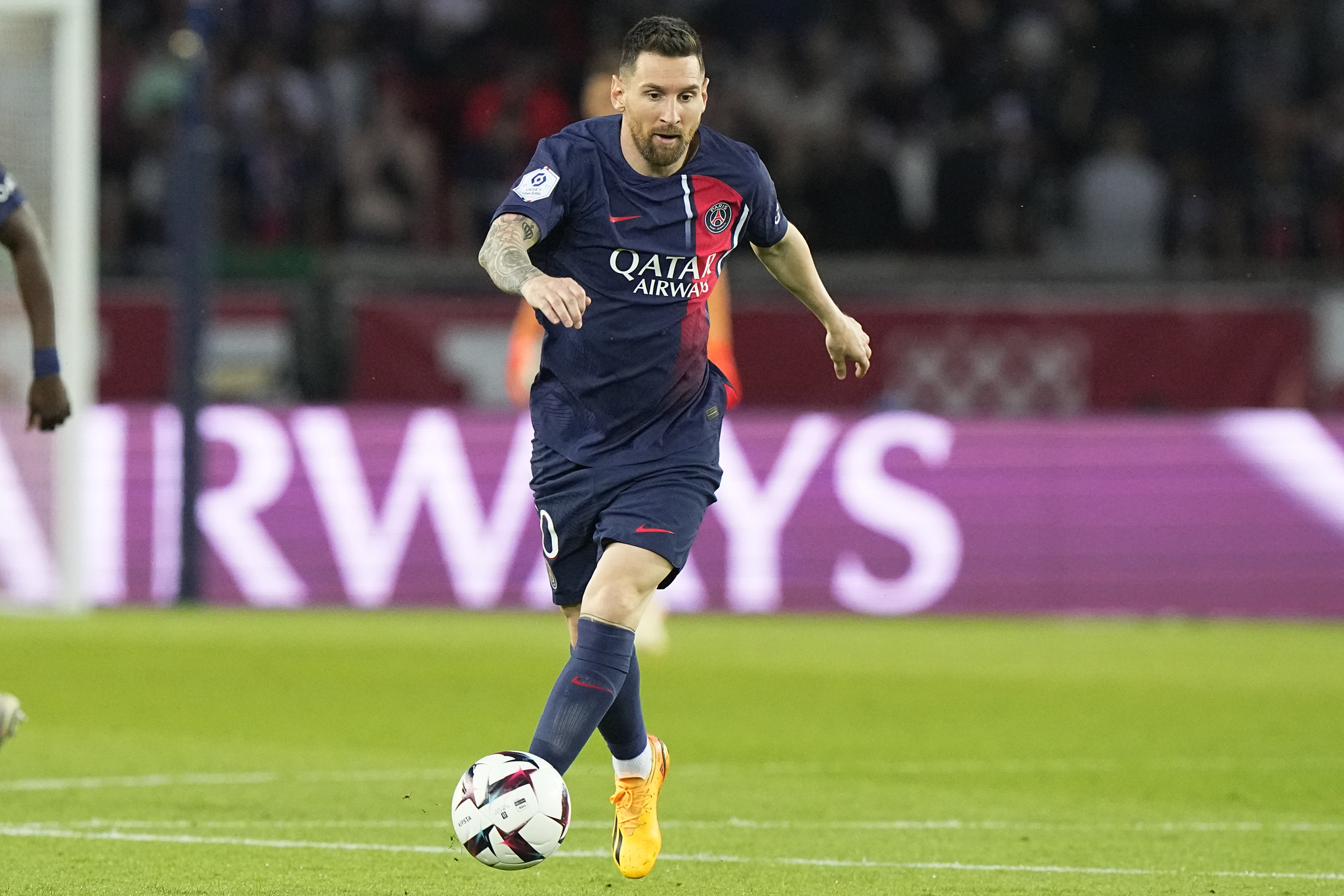 Leo Messi, en su último partido con el PSG.