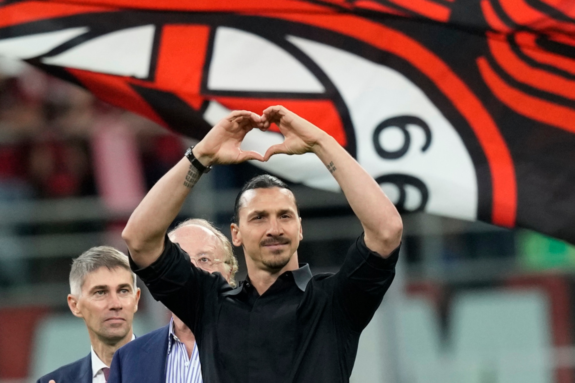 Zlatan Ibrahimovic's tears of joy while giving his retirement speech at AC Milan