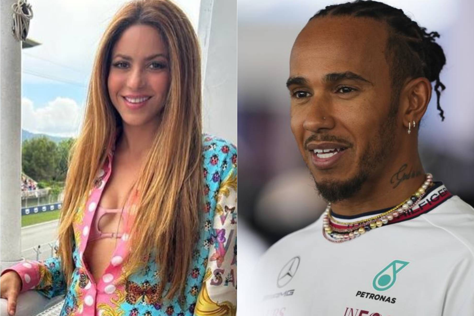 Vuelven a pillar a Shakira y Hamilton de cena tras el Gran Premio de España