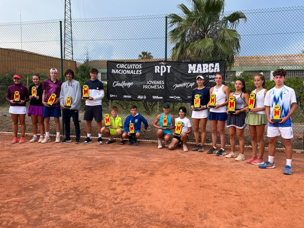 Éxito en Castellón del Circuito RPT - Marca con todas las categorías juveniles