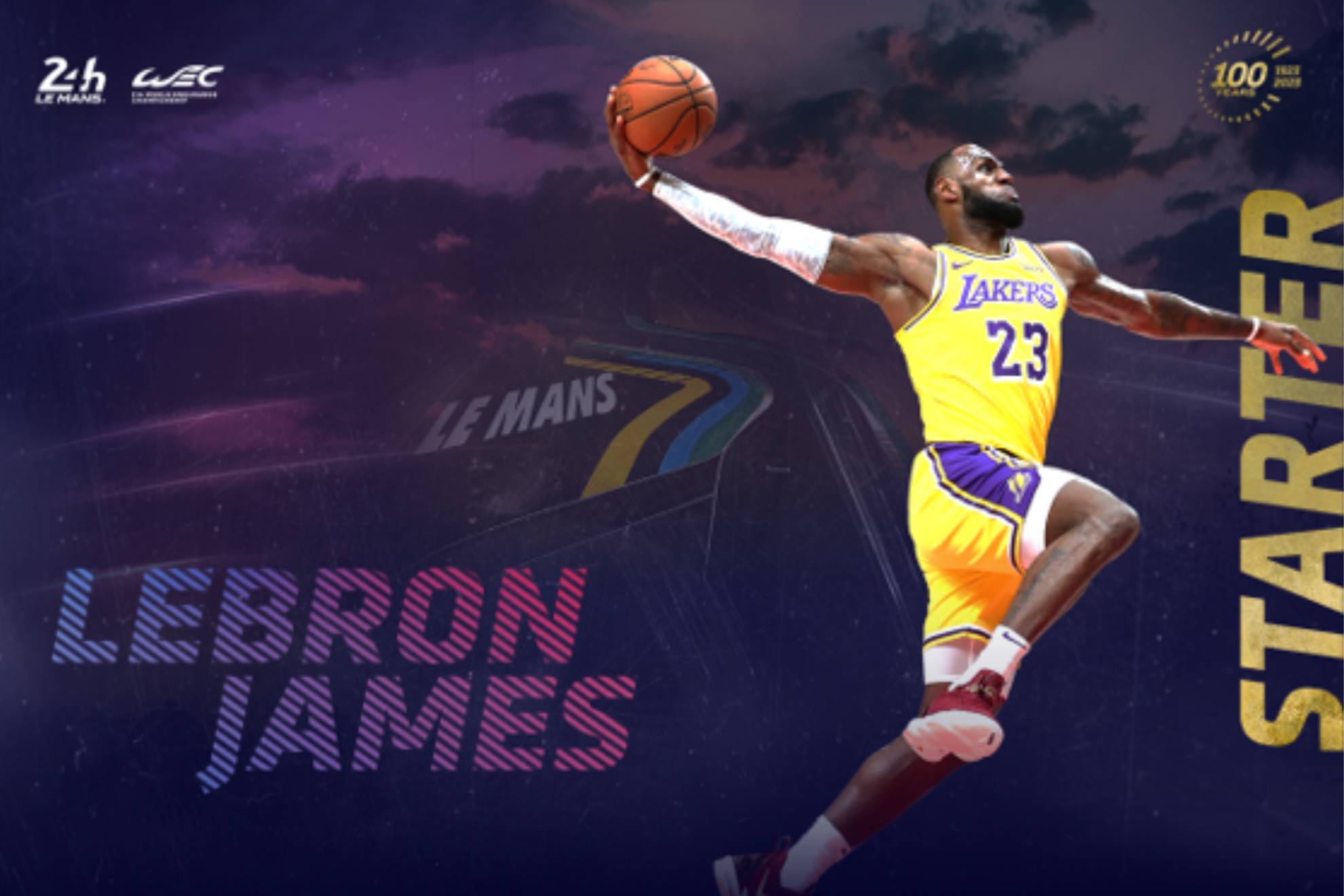 LeBron James to officially start the 24 Hours of Le Mans 2023