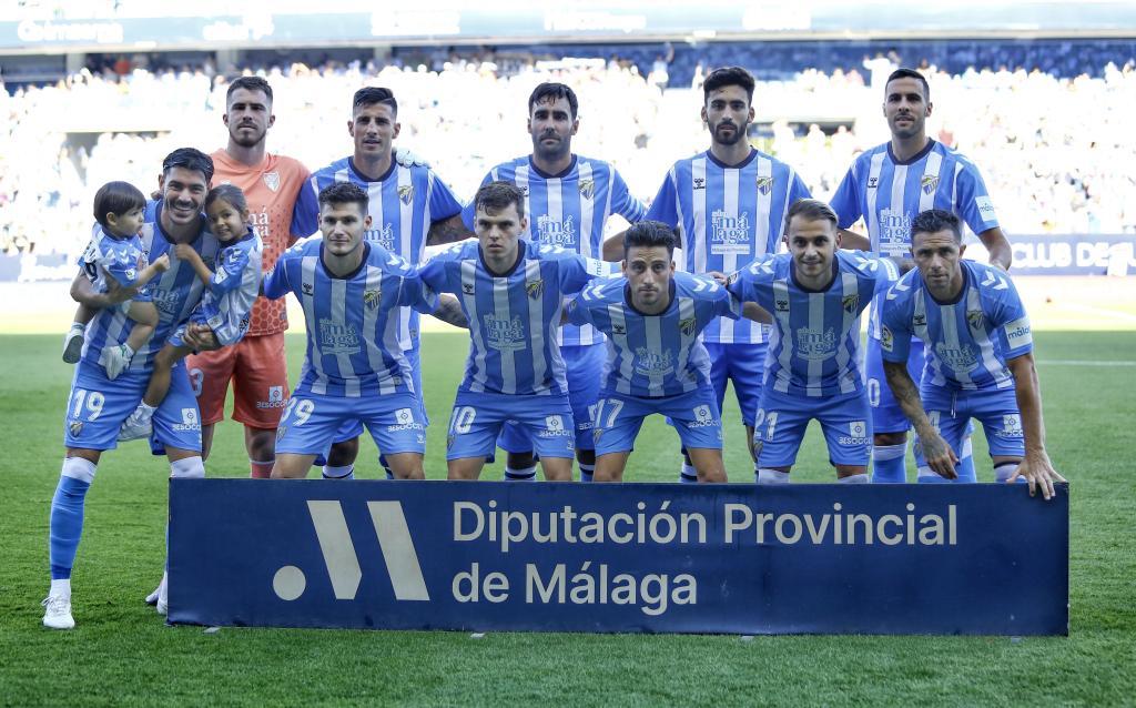 Once titular del Málaga para el partido ante el Huesca