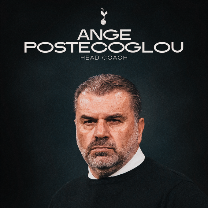 Ange Postecoglou, elegido nuevo entrenador del Tottenham.