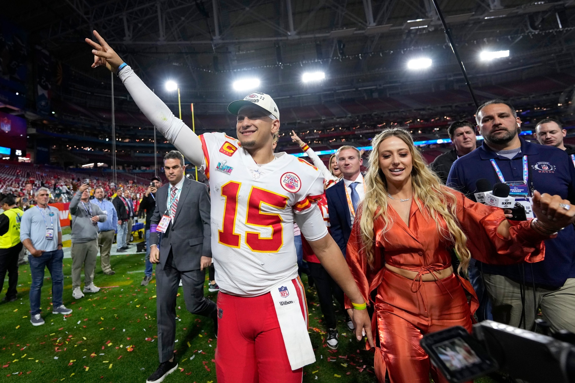 Brittany Mahomes M.I.A. from Patrick Mahomes' White House visit with the KC  Chiefs