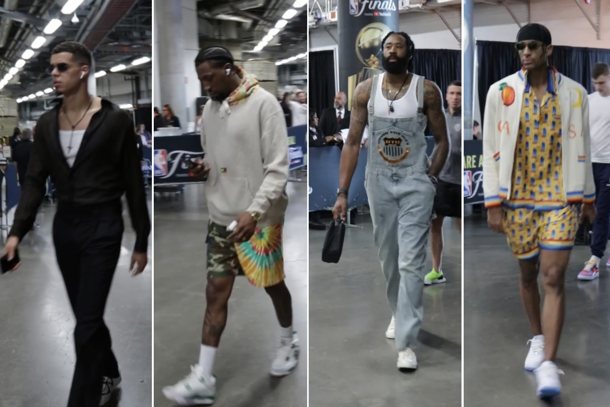 Las cosas de la NBA... ¡Así fueron los 'outfits' de los jugadores de Denver!