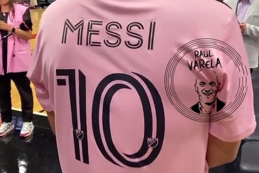La camiseta de Messi del Inter de Miami.