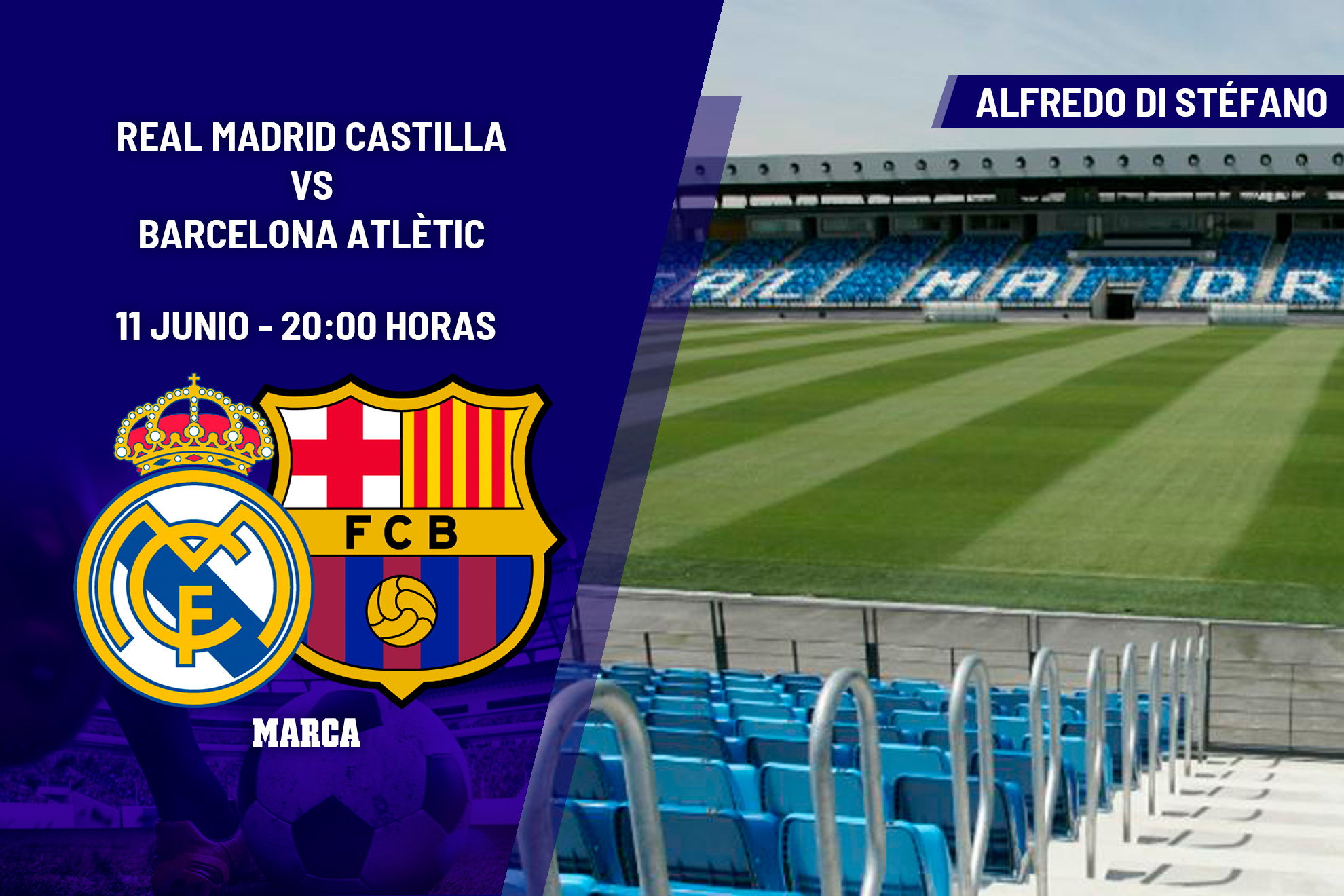 Real Madrid Castilla-Barça Atlètic: el Di Stéfano también quiere una noche mágica de remontada