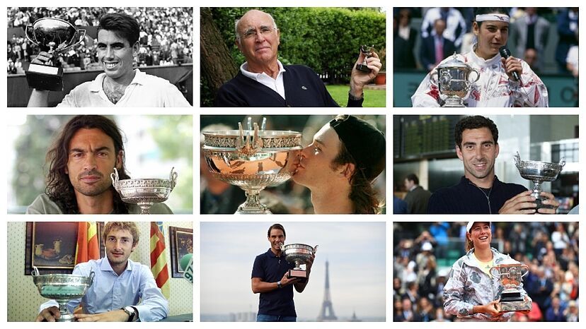 ¿Cuántos españoles han ganado Roland Garros?