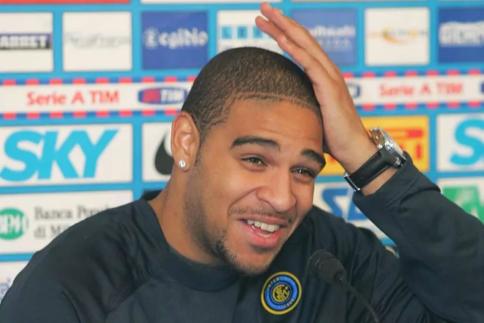 Adriano, during his time with Inter