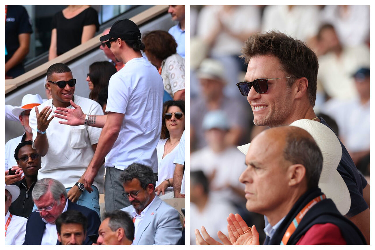 From Tom Brady to Mbappe: Celebrities at Roland Garros final between Djokovic and Ruud