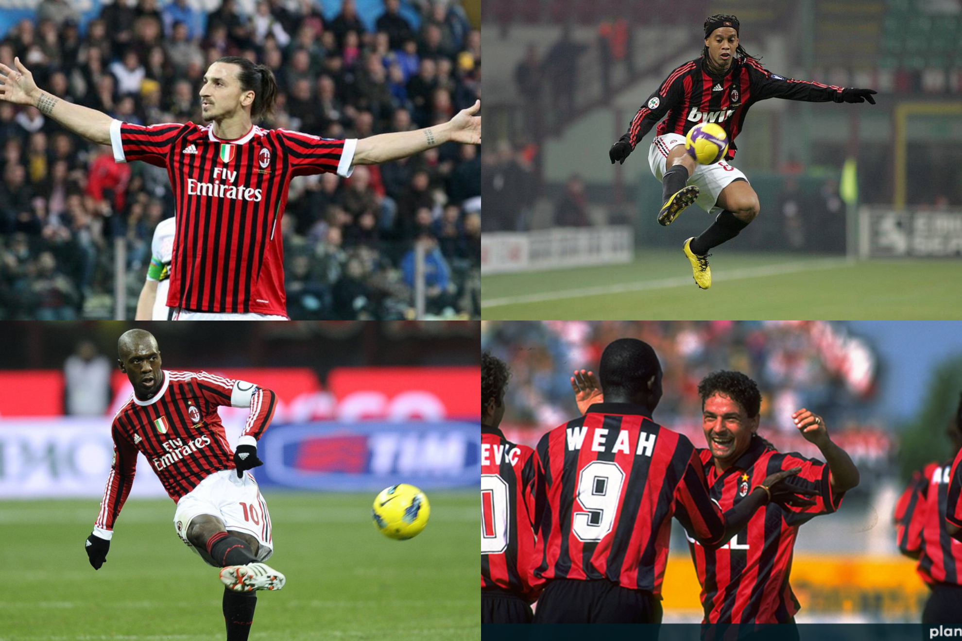Las mejores adquisiciones de Berlusconi: Ibra, Ronaldinho, Seedorf, Baggio...